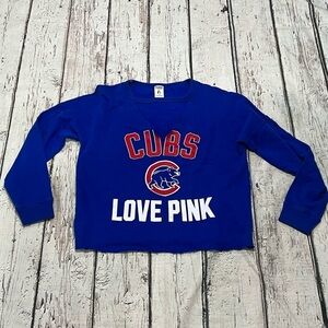 Chicago Cubs Women's Victoria's Secret Pink MLB Baseball Sweatshirt